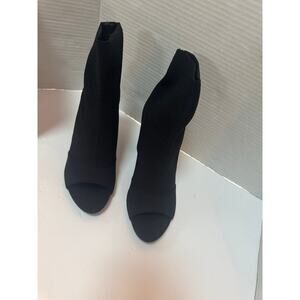 Kenneth Cole women's open toe Black sock bootie 9.5M nwob